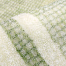 Axyaa Plush French Style Bedroom Rug: Irregular Shape Living Room Carpet