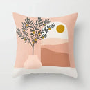 Axyaa Abstract Oil Painting Cushion Covers – Modern Art Home Decor Pillow
