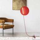Axyaa Red Sun Art Floor Lamp: Minimalist Design for Living Room & Bedroom