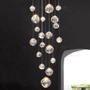Axyaa Nordic Stair Chandelier Living Room Dining Pendant Ceiling Light