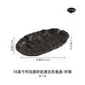 Axyaa Premium Fish Plate: High Temp Steamed Fish/Vegetable Plate, Hotel Tableware