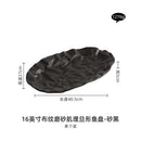 Axyaa Premium Fish Plate: High Temp Steamed Fish/Vegetable Plate, Hotel Tableware