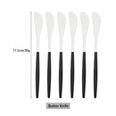 Axyaa Gold Stainless Steel Cutlery Set of 6 Butter Cheese Dessert Knives