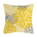 Axyaa Modern Daisy Grey Pillow Covers for Couch and Bed