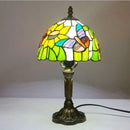 Axyaa Dragonfly Tiffany Glass Table Lamp for Home Decor