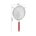 Axyaa Stainless Steel Kitchen Strainer Colander Noodle Drainer Oil Skimmer