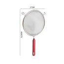 Axyaa Stainless Steel Kitchen Strainer Colander Noodle Drainer Oil Skimmer