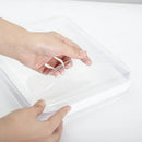Axyaa Clear Makeup Organizer Bag Waterproof Zippered Travel Case