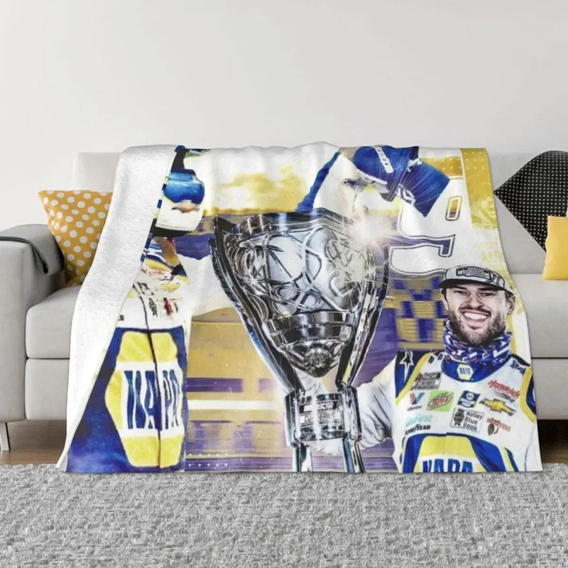 Axyaa Chase Elliott Halloween Blanket - Hair Comforter, Cute Design