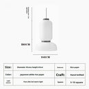 Axyaa Xuan Paper Lamp: Nordic Minimalist LED Pendant Light