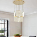Axyaa Modern Simple Luxury Chandelier for Living Room and Restaurant