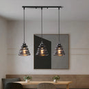 Axyaa Industrial Pendant Lights Wood Hanging Lamp Chandelier for Living Room Kitchen