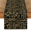Axyaa Geometric Ethnic Patterns Table Runner - Holiday Room Decor