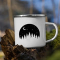 Axyaa Mountain Enamel Mug: Creative Camping Coffee Tea Cup for Hiking Gift