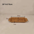 Axyaa Rattan Wicker Serving Baskets: Bread Fruit Vegetables Basket 6 Styles