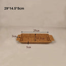 Axyaa Rattan Wicker Serving Baskets: Bread Fruit Vegetables Basket 6 Styles