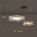 Axyaa Modern LED Chandeliers Pendant Light for Living Room Dining Room