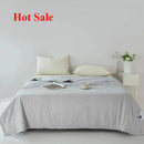 Axyaa Solid Color 5D Embossed Knitted Summer Quilt - Washed Cotton Cool Quilt