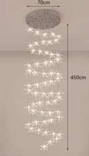 Axyaa LED Chandeliers for Living and Dining Room - Modern Pendant Lighting Fixtures