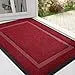 Axyaa Rubber Indoor Outdoor Entryway Mat Easy Clean Low Profile Fade Resistant Mats