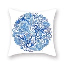 Geometric Mandala Flower Print Pillowcase for Home Decor by Axyaa