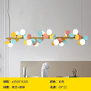 Axyaa Gold Iron Art Glass Chandelier - Elegant Lighting Décor