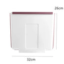 Axyaa Hanging Folding Trash Can DustBin Desktop Storage Box Bin Garbage Bucket