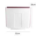 Axyaa Hanging Folding Trash Can for Kitchen Cabinet Door Sorting and Storage