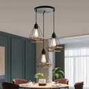 Axyaa Vintage Hemp Rope Pendant Light Industrial Chandeliers