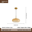 Axyaa Glass LED Ceiling Light for Hotel Entrance Hallway or Indoor Cloakroom