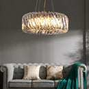 Luxury Crystal LED Ceiling Chandelier by Axyaa - Elegant European Home Decor Lighting