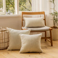Axyaa Nordic Plush Pillow Cover 45x45 for Cozy Sofa Living Room Decor