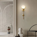 Axyaa Nordic Marble LED Wall Light - Minimalist Indoor Home Decor Fixtures