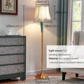 Axyaa Modern Ceramics Floor Lamp LED Standing Light For Home Living Room