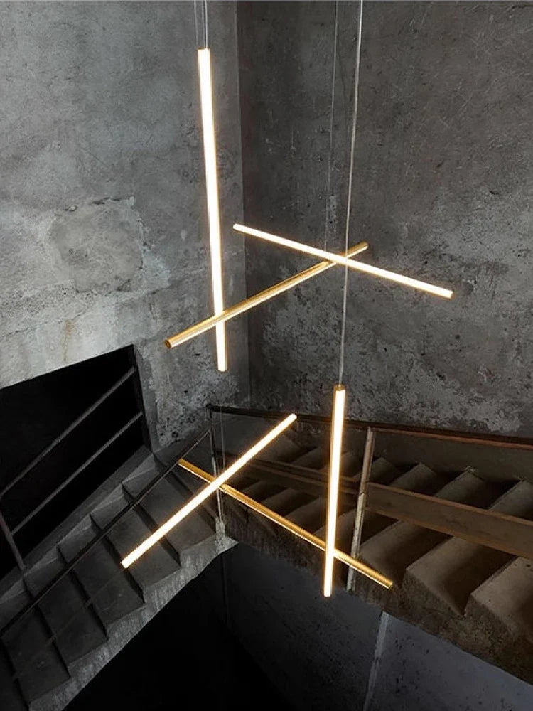 Axyaa Nordic LED Pendant Lights for Exhibition Hall, Hotel & Restaurant with Minimalist Design.