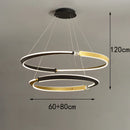 Axyaa LED Chandeliers for Modern Home Decor and Indoor Lighting