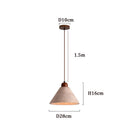 Yellow Travertine Walnut Wood Pendant Light by Axyaa: Wabi Sabi Style Circular Chandelier