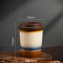 Ceramic Axyaa Coffee Cup with Silicone Cover - Set of 2