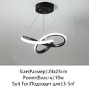 Axyaa Modern LED Ceiling Chandelier for Home Lighting