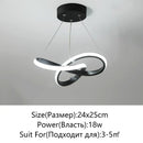 Axyaa LED Modern Ceiling Chandelier for Home Lighting, 110-220V