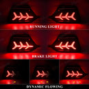 Axyaa Car Rear Bumper Reflector Lights for Honda Civic Hatchback TYPE R Running Brake LED