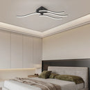 Axyaa Rotatable LED Ceiling Light Tricolor Dimmable Modern Chandelier Gray