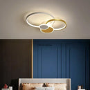 Axyaa Nordic LED Ceiling Lamp Dimmable Remote Control Chandelier
