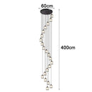 Axyaa Crystal Chandelier Ceiling Light Luxury Modern Pendant Lamp Living Room Bedroom Lighting