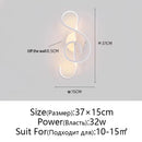 Axyaa Modern Minimalist LED Wall Lamp for Bedroom and Living Room Lighting