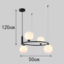 Axyaa Modern LED Chandeliers: Stylish Pendant Lights for Living and Dining Rooms