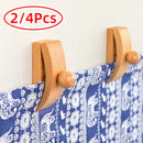 Wooden Rug Hangers for Wall Display by Axyaa - Decorate with Blanket and Tapestry
