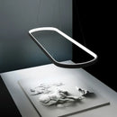Axyaa Modern Line LED Pendant Light Black White Living Dining Bedroom Decor