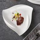 Axyaa Triangular Ceramic Plate Set for Molecular Cuisine and Fine Dining