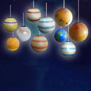 Axya Planet Pendant Lights: Decorative LED Chandelier, Indoor/Outdoor Resin Lamp